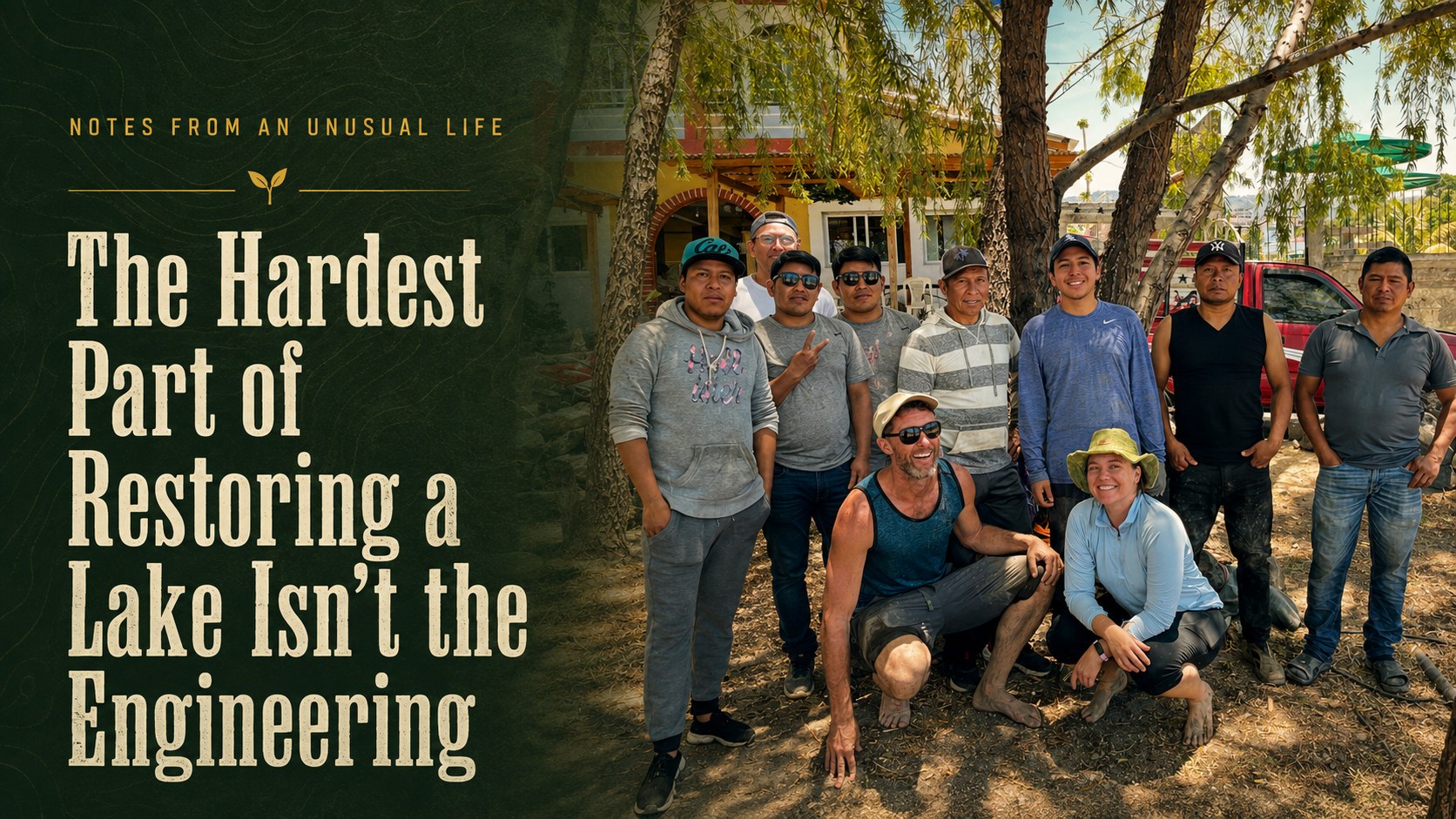 The San Pedro municipal crew and volunteers after a Community Impact Day on the shoreline